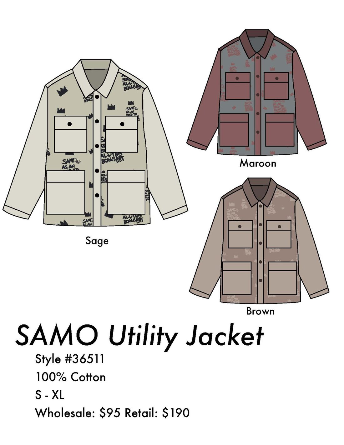SAMO Utility Jacket — Style #36511