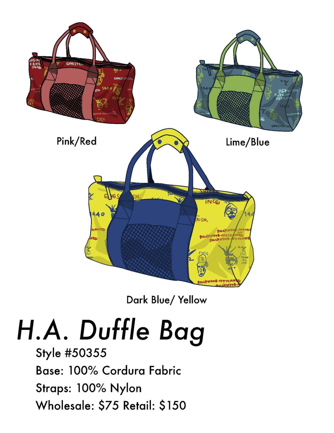 H.A. Duffle Bag — Style #50355