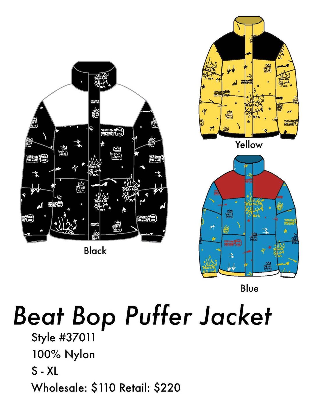 Beat Bop Puffer Jacket — Style #37011