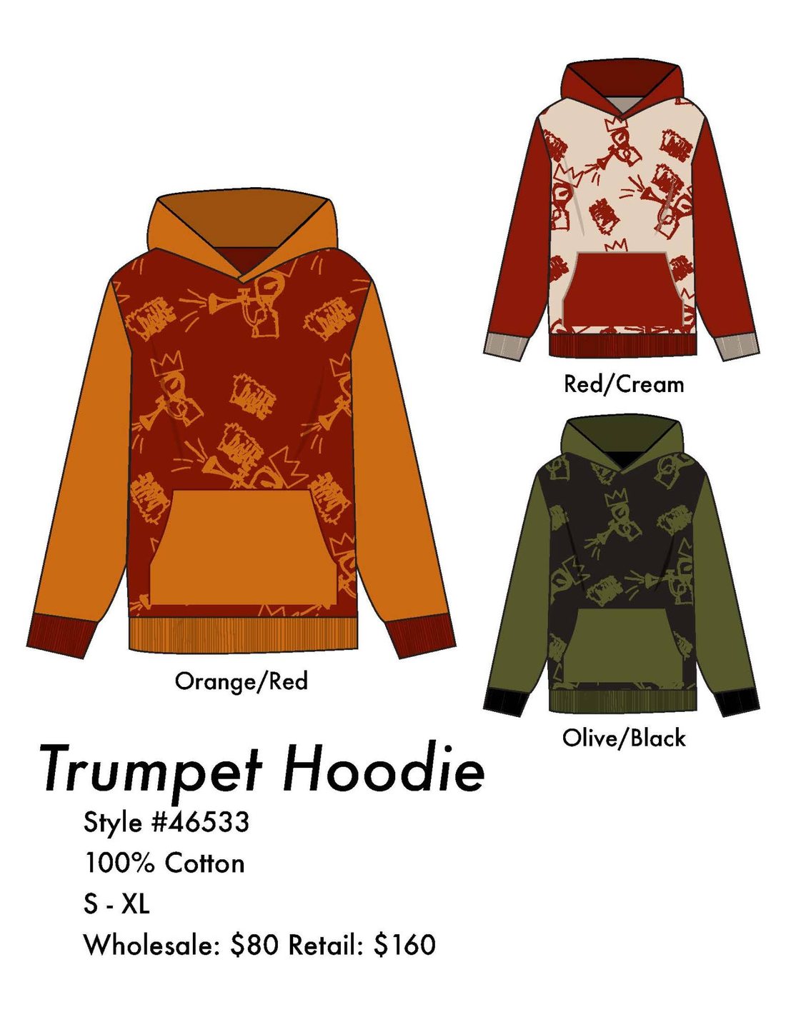 Trumpet Hoodie — Style #46533